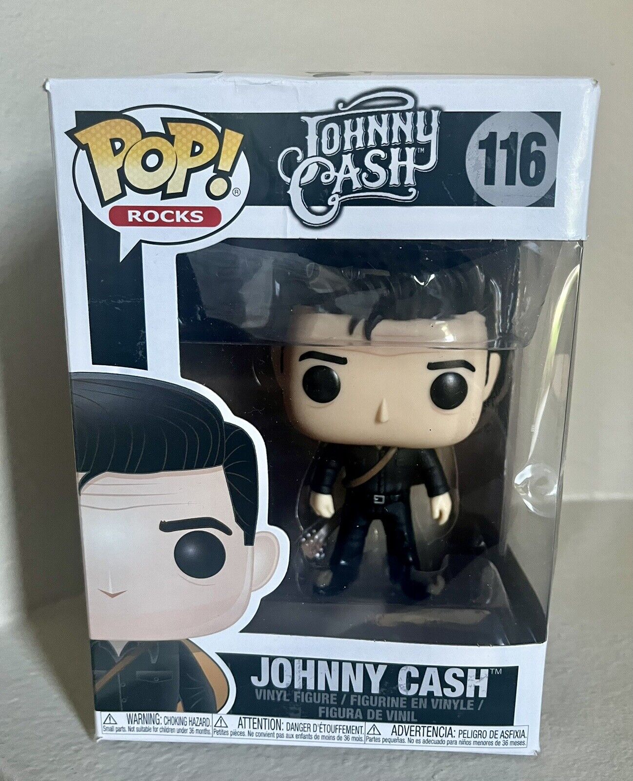 Funko Pop Rocks Vinyl Figurine Johnny Cash #116