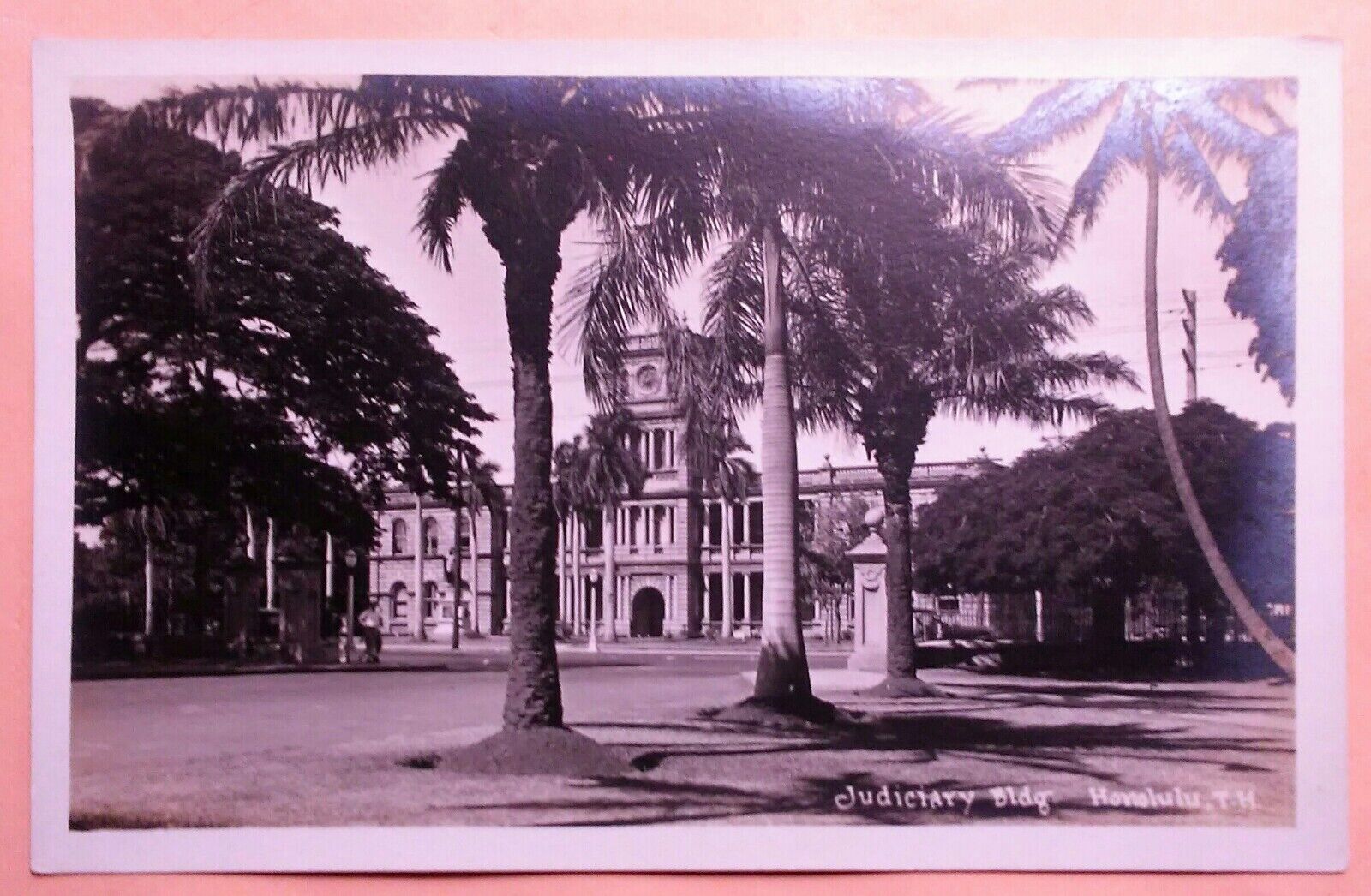 1930\'s Judiciary Building Honolulu TH Hawaii AZO RPPC