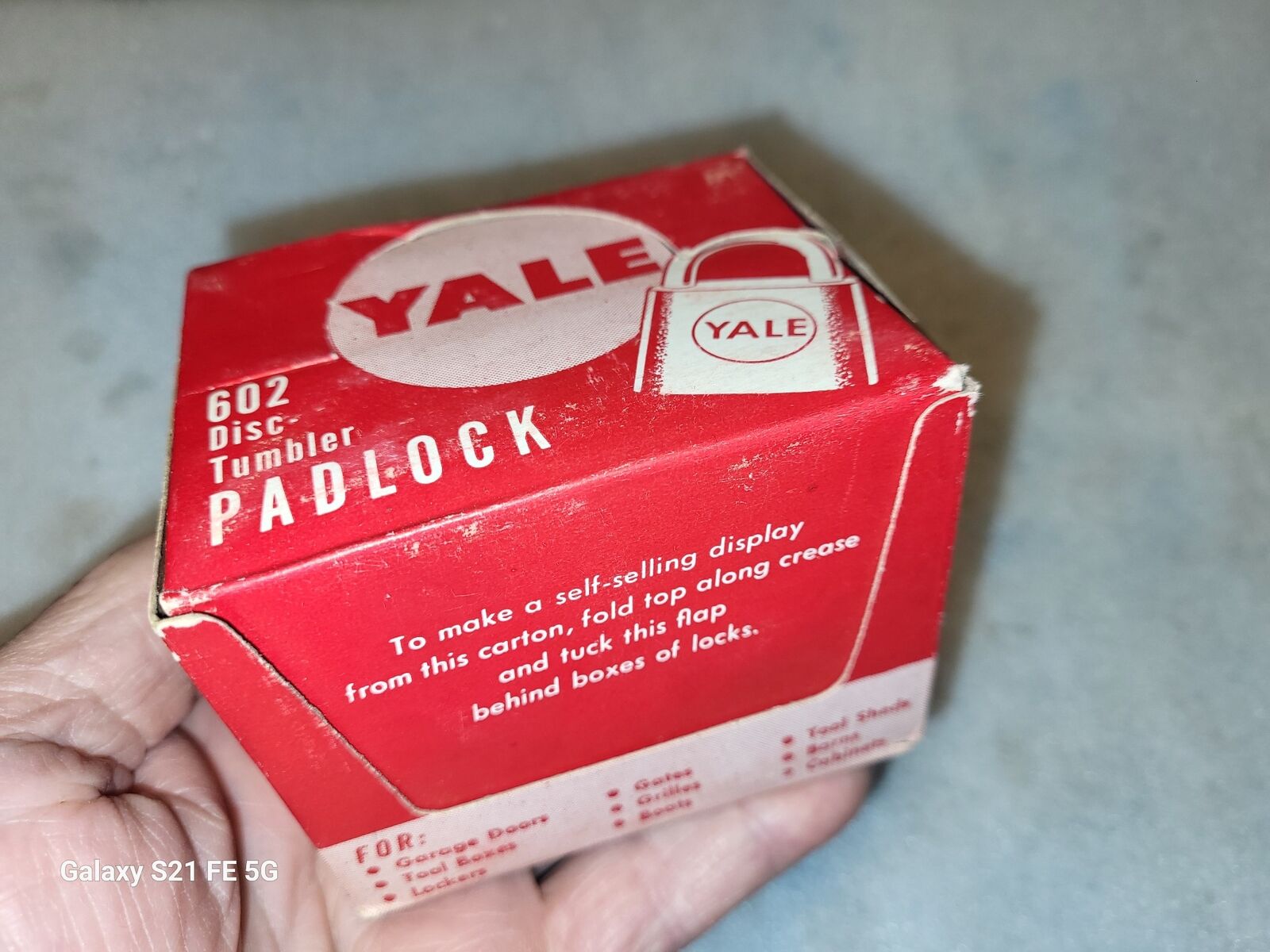 Case of 6 NOS Yale 602 Tumbler Padlocks in Boxes Keyed Alike