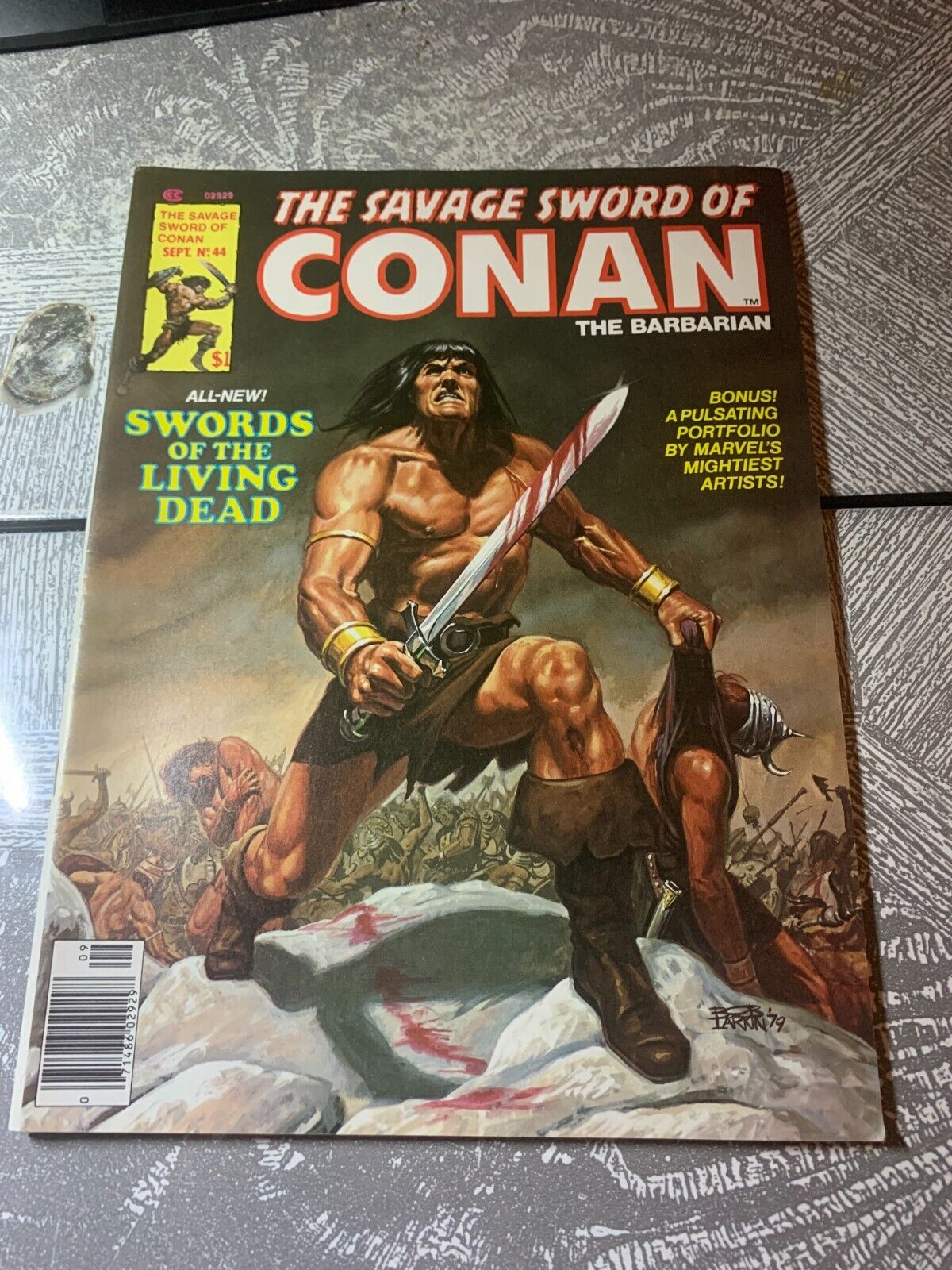 The Savage Sword of Conan 44 Newsstand Marvel Magazine Comic Sep 1979 VG Cond.