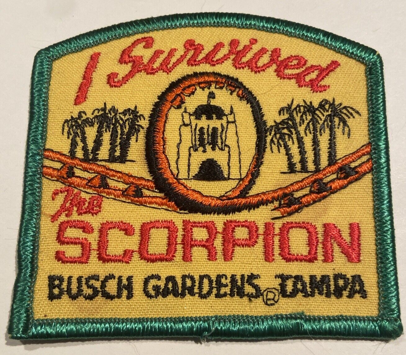 Patch I Survived The Scorpion Busch Gardens Tampa