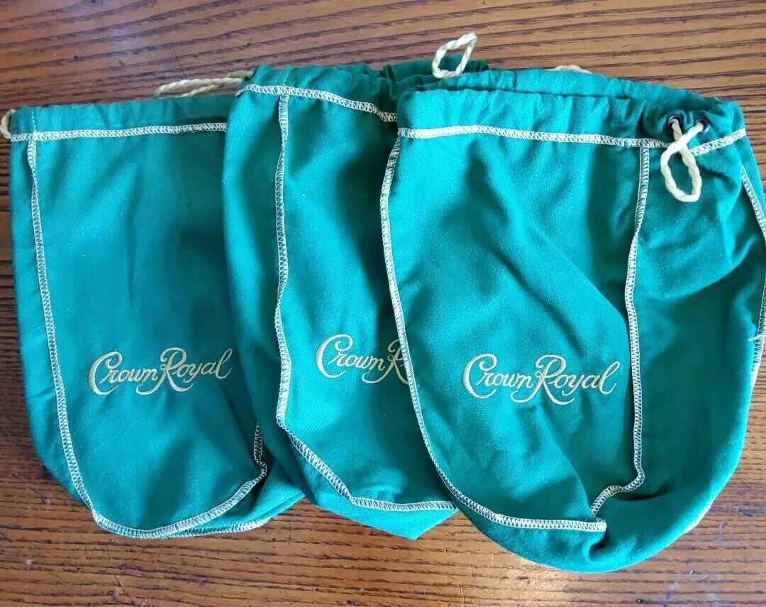 Crown Royal Bags Medium Set Of 3