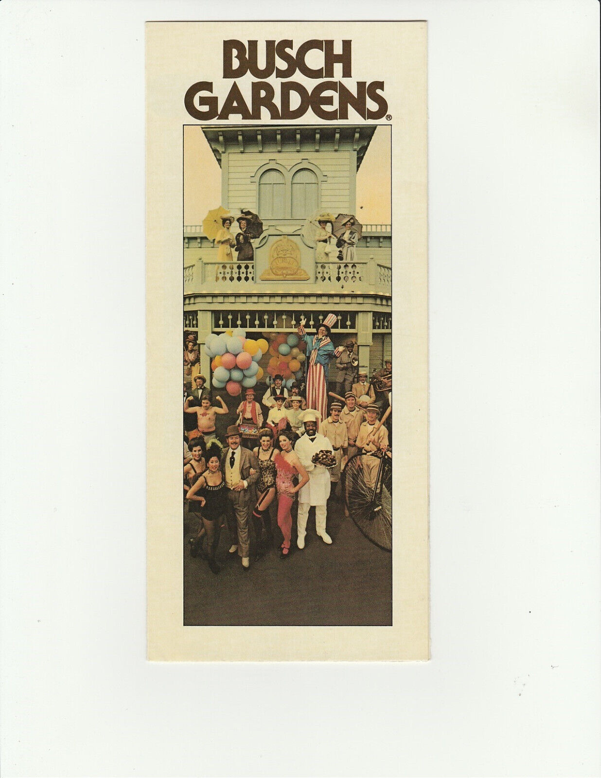 Busch Gardens Brochure 1976 Los Angeles CA YesterYear Amusement Park Good Old 