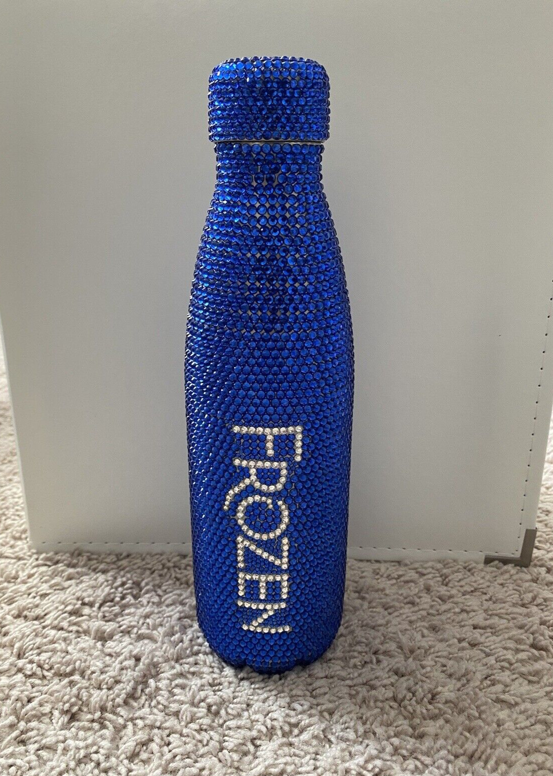 NEW Disney Frozen the Musical Rhinestone Jeweled Insulated Water Bottle