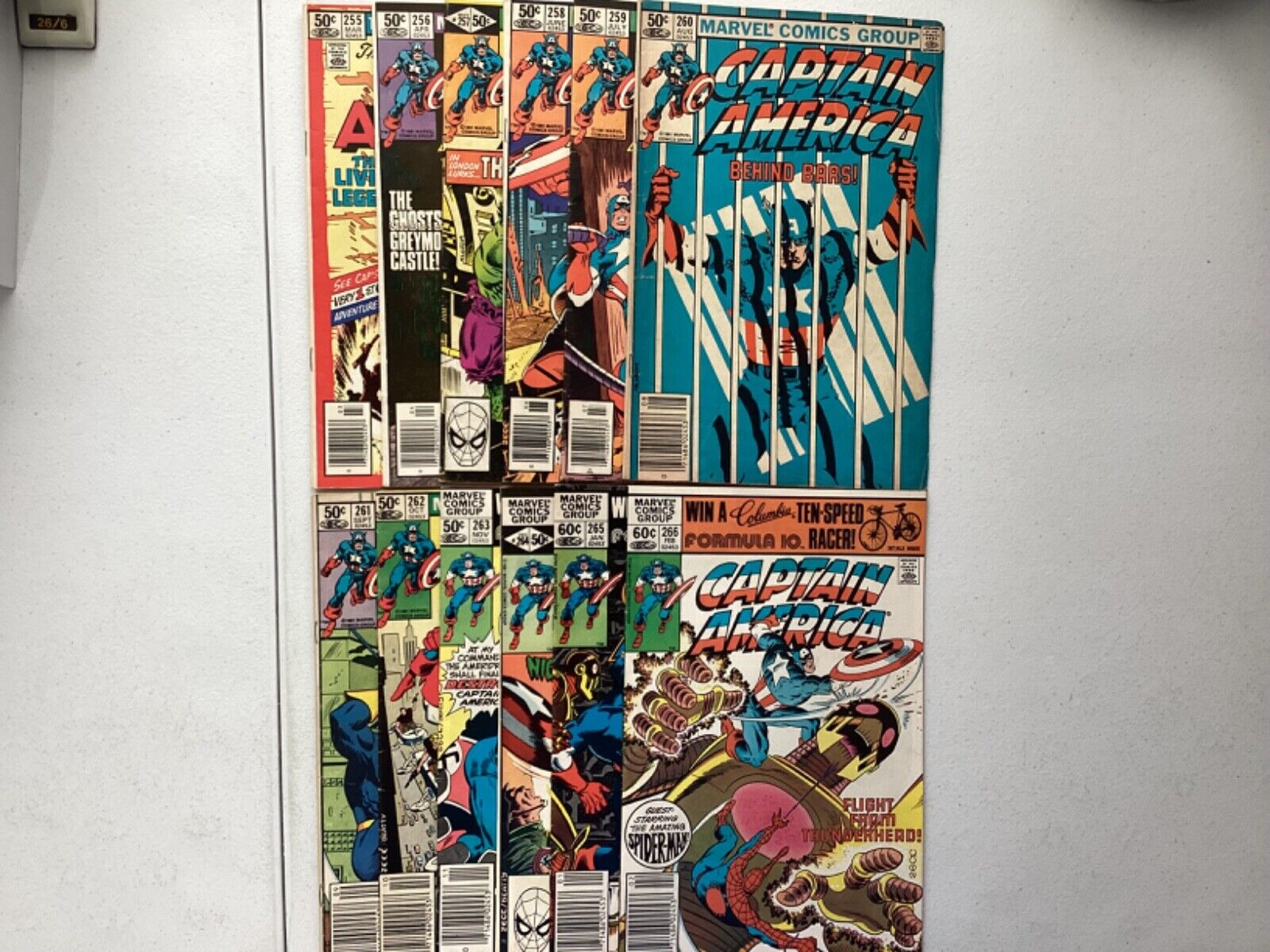 Captain America 255-266 Complete Run VG/VG- 40th Anniversary Mike Zeck