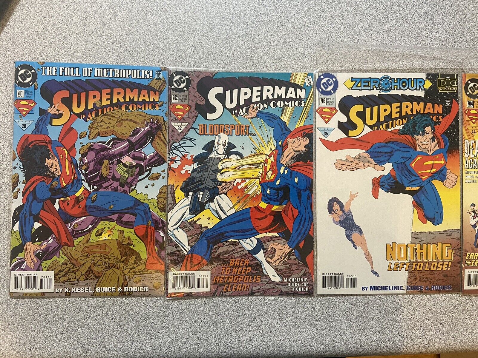 Action Comics (Jun 1994, DC) Superman Comics Lot 32 Comics