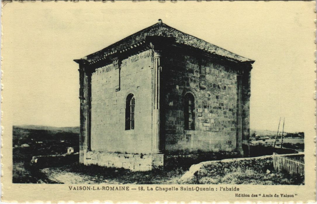 CPA VAISON-LA-ROMAINE La Chapelle Saint-Quenin - L\'Abside (1086432)
