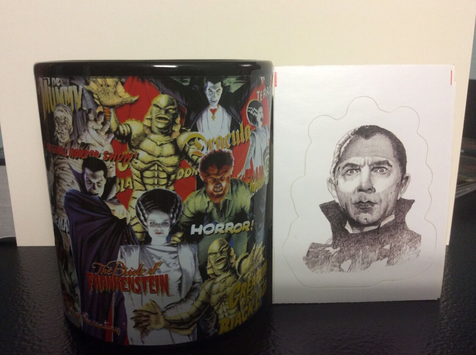 Universal Monsters Mug with bonus Stickers