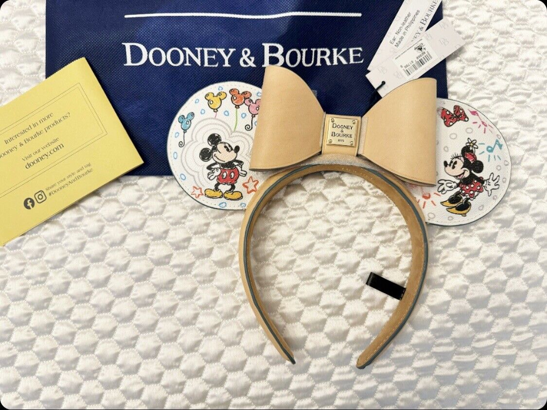 RARE Disney Parks Dooney And Bourke Sketch Ears