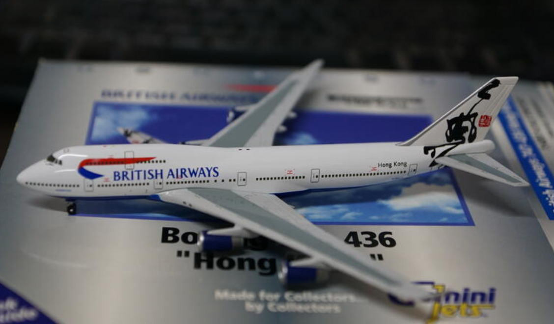 1:400 BRITISH AIRWAYS,WORLD TAIL  747  FLEET X 8 PCS