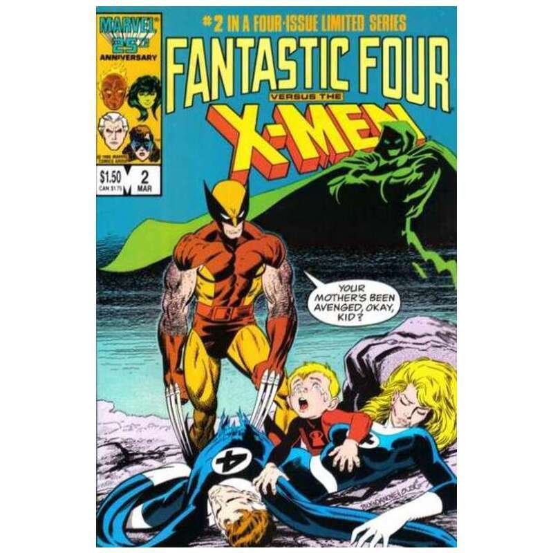Fantastic Four vs. the X-Men #2 in Very Fine condition. Marvel comics [p&