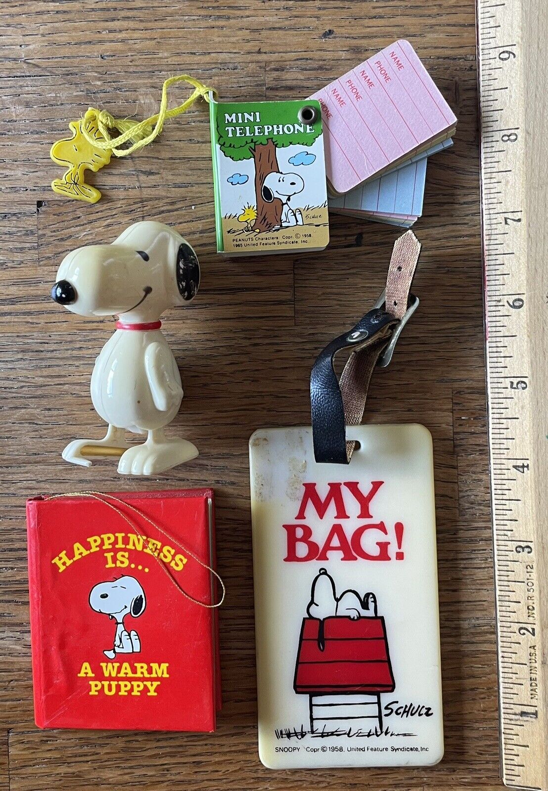 Vintage Snoopy Items From 1970-80’s Peanuts