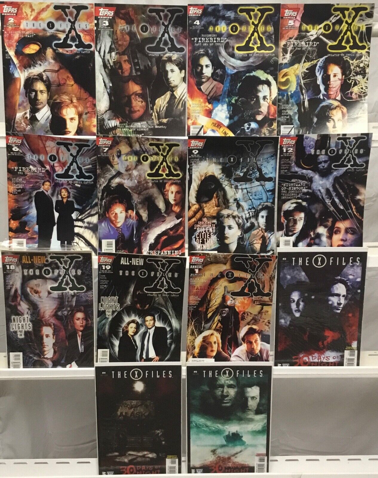 Topps Comics / Wildstorm - The X-Files - Comic Book Lot of 14 Issues
