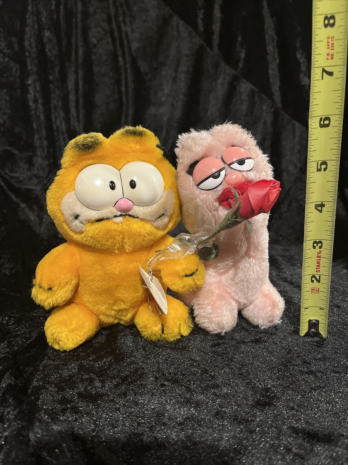 Small Garfield And Arlene Plushes Dakin “with Love” Couple Vintage Lot