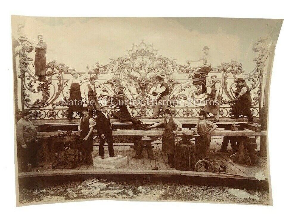 Vintage 19thc Romanov Russia Hermitage Iron Gates Imperial Craftsmen Photos 