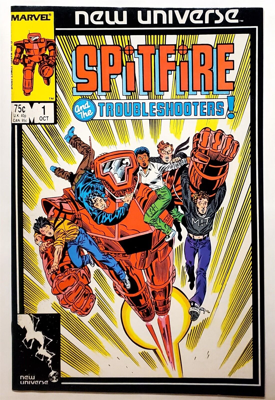 Spitfire and the Troubleshooters #1 (Oct 1986, Marvel) 7.0 FN/VF 