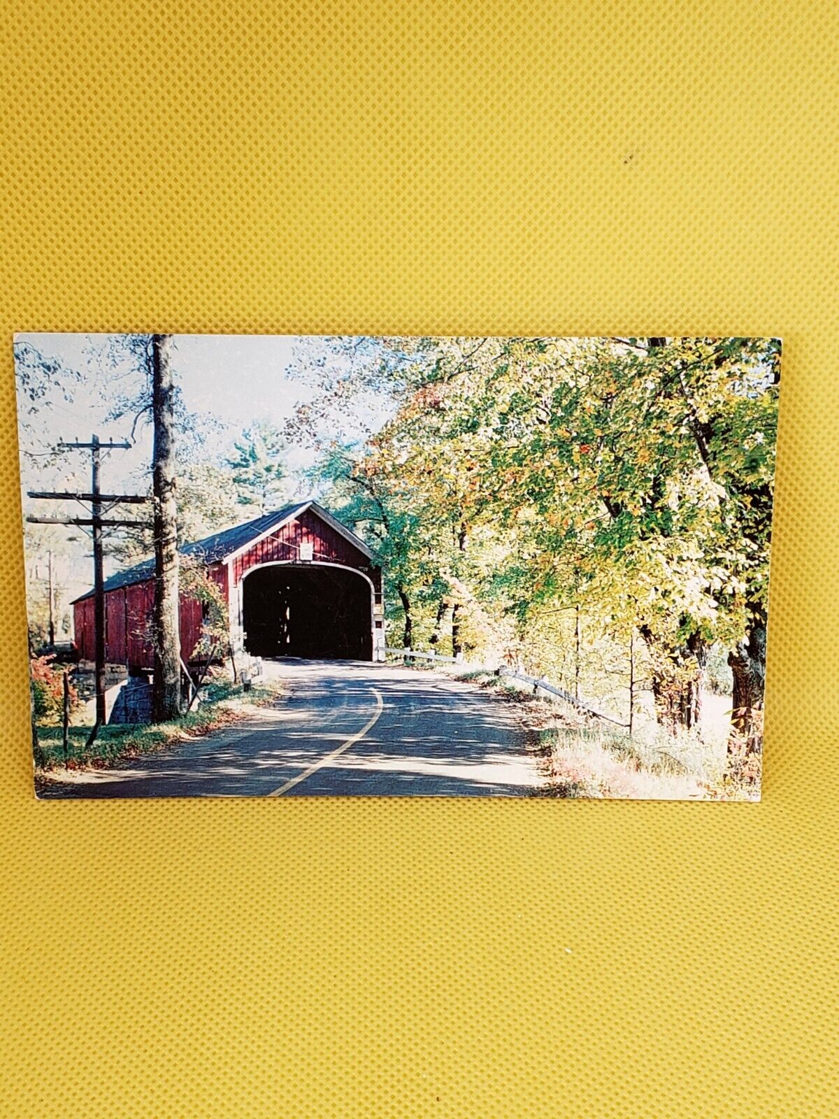 Postcard Old Covered Bridge In New England #187