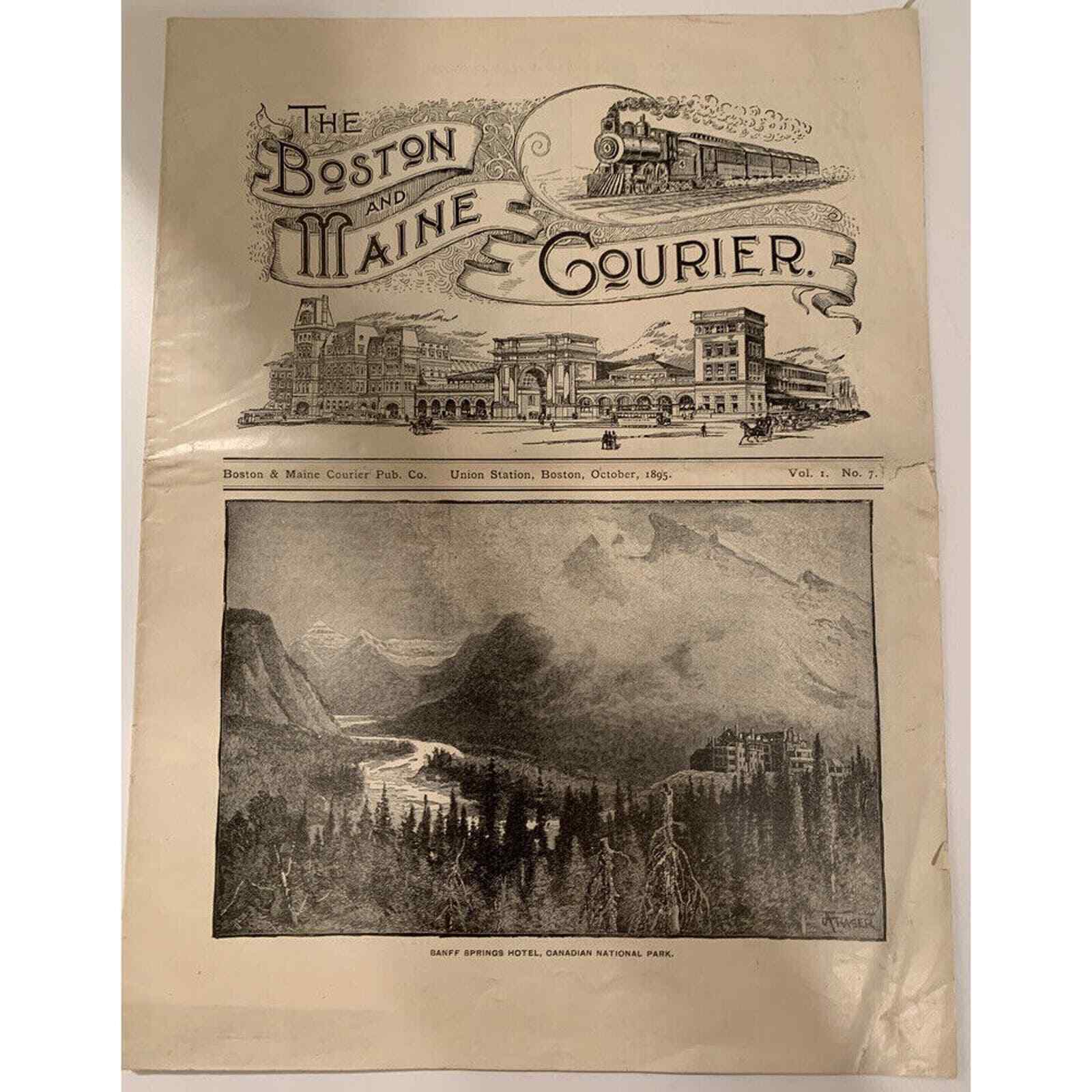 The Boston and Maine Gourier. October 1895 Vol. 1 No. 7.