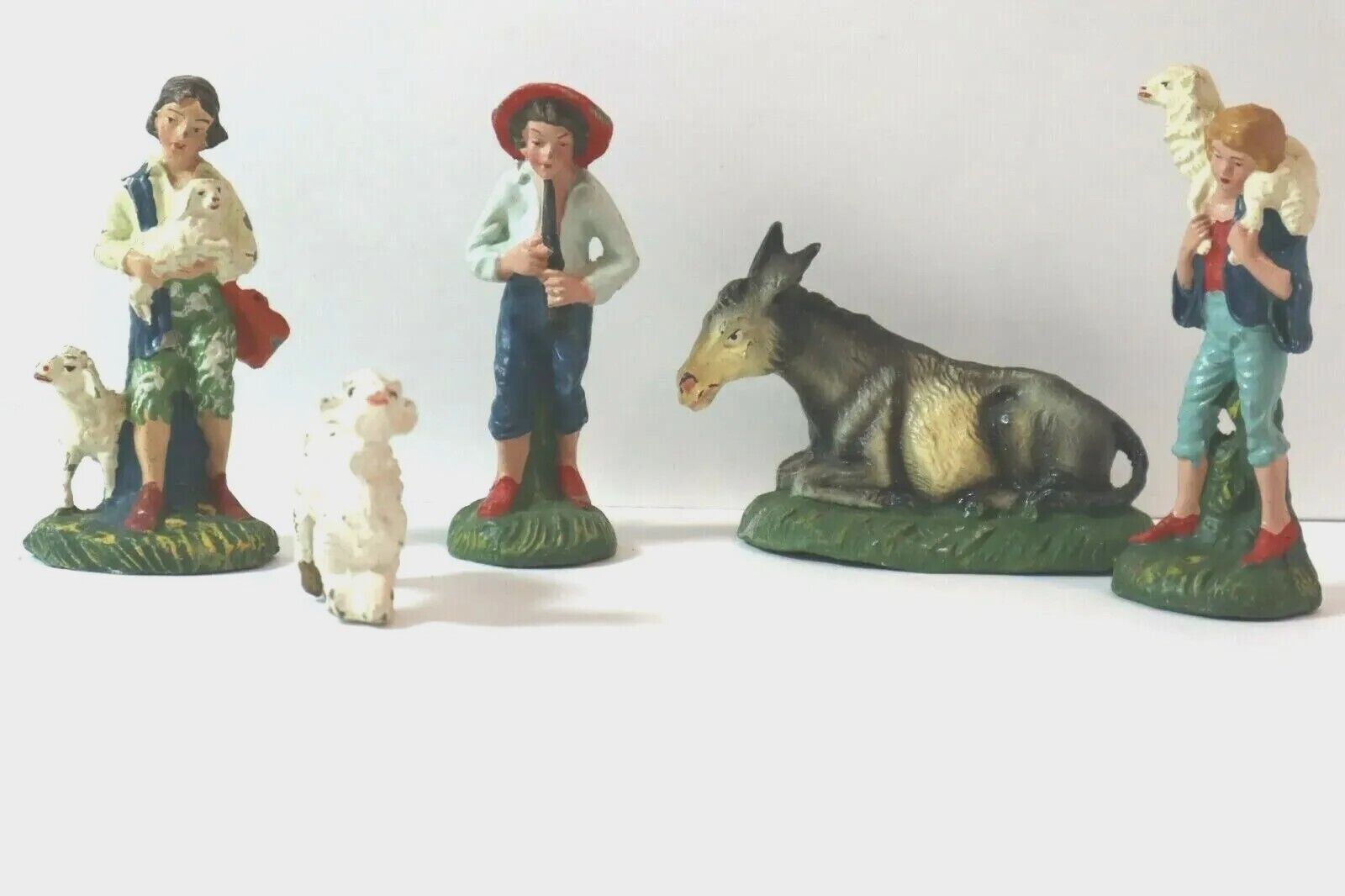 Antique 1930's Italian Shepherd Nativity Figurine Made in Italy Lot 