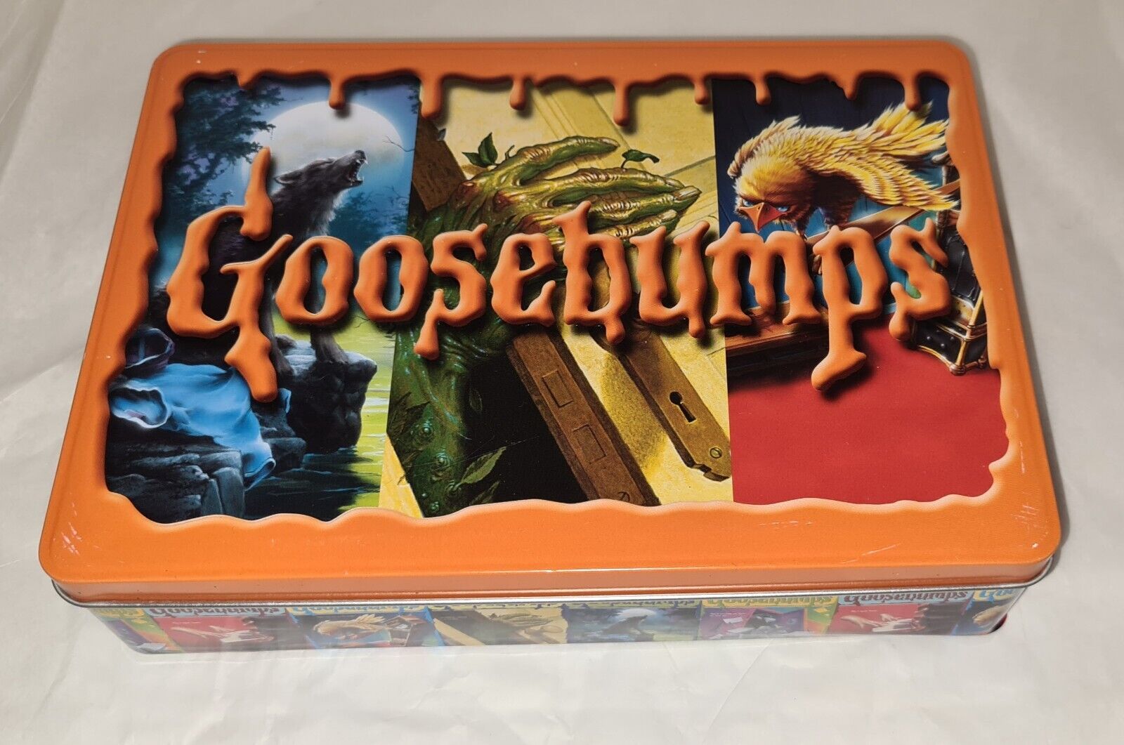 Goosebumps Vintage Style Metal Tin In Great Pre-Owned Condition
