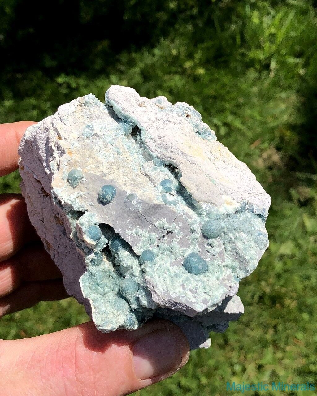 HIGH END___NEW FIND___HUGE EXTREMELY VERY , VERY RARE BLUE Wavellite___Arkansas