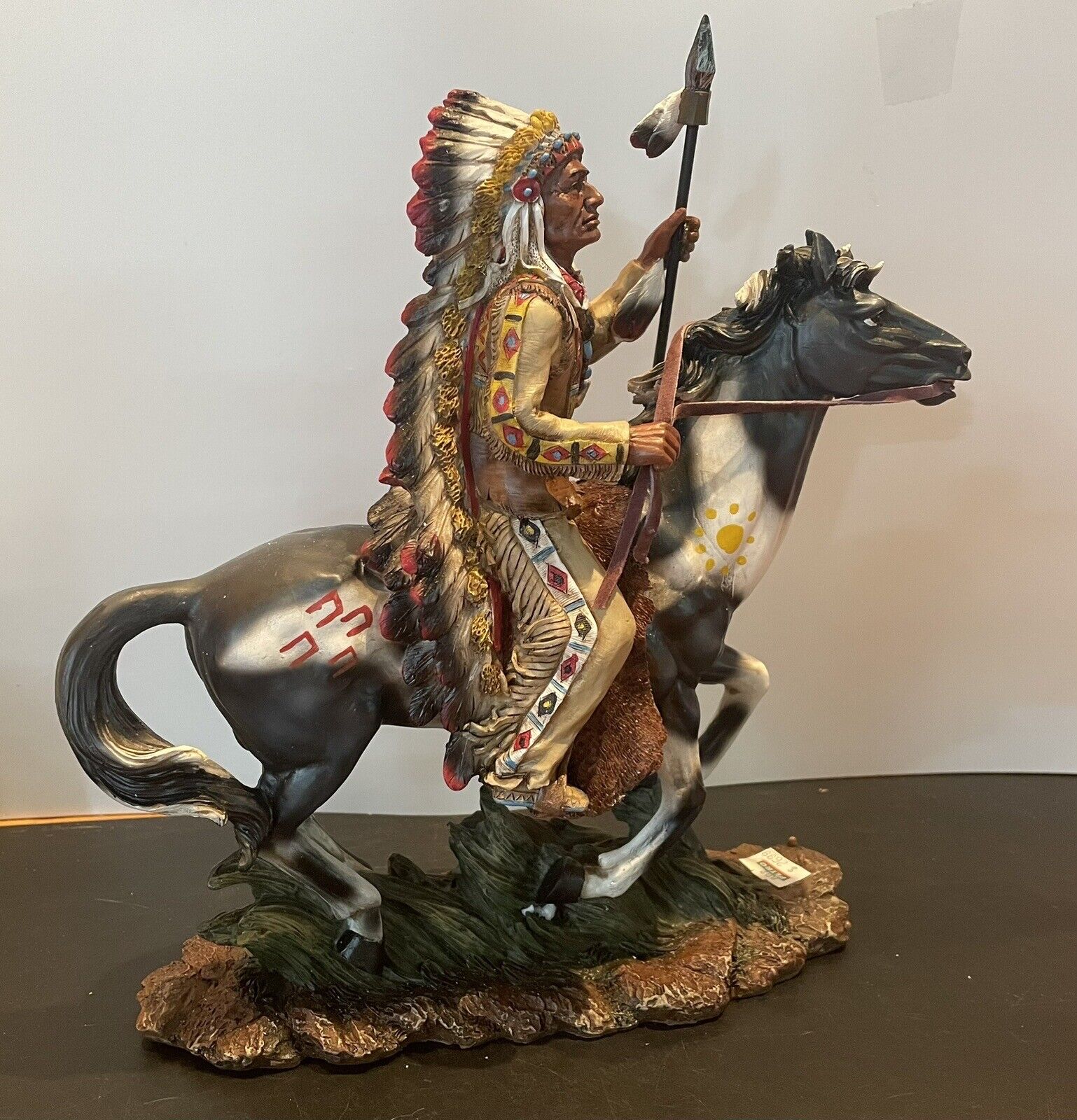 Trippie’s Inc “Dressed For War” Indian With Horse