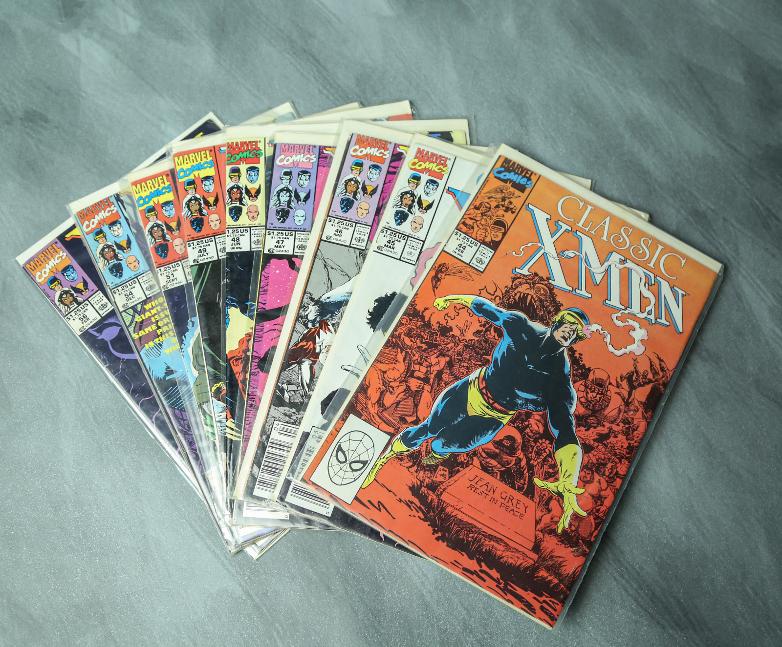 Lot Of 9 90s Vintage Marvel Comics Books Classic X-men
