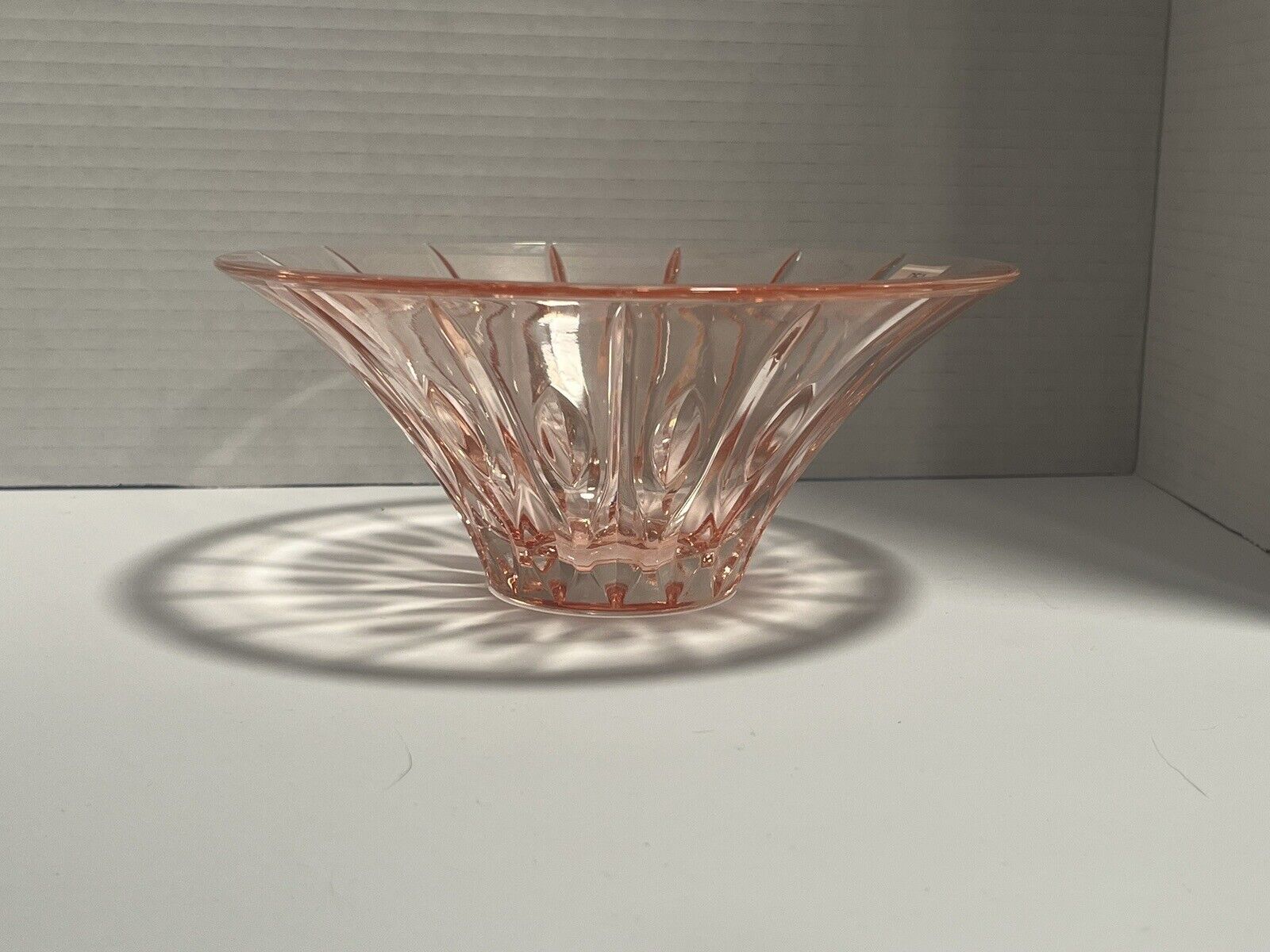 Marquis Waterford Crystal Pink Confetti Bowl Made in Germany with Sticker