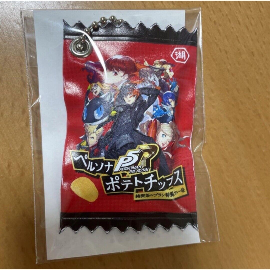 Koikeya P5R Persona 5 Collaboration Potato Chips Package Charm Bonus