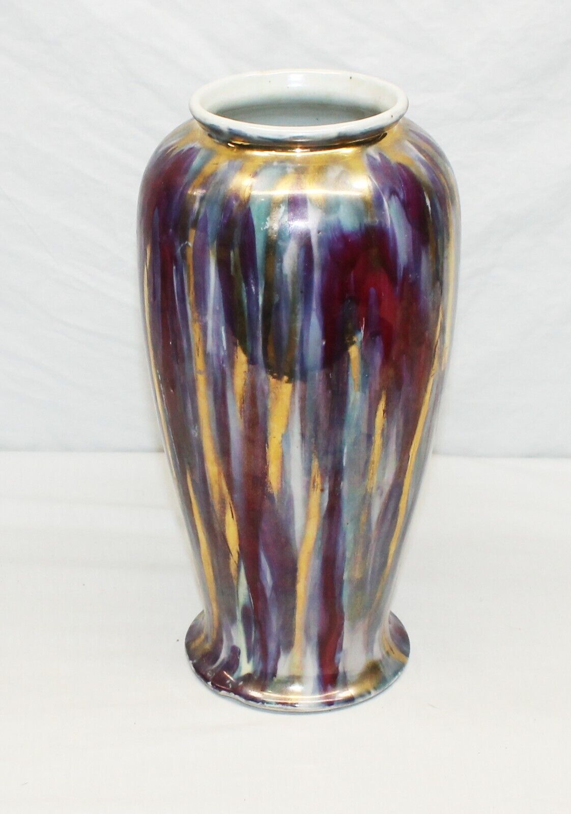 Unique - Japanese Export Vase - Mitsui Bussan Kaisha - Hand Painted - Rare Glaze