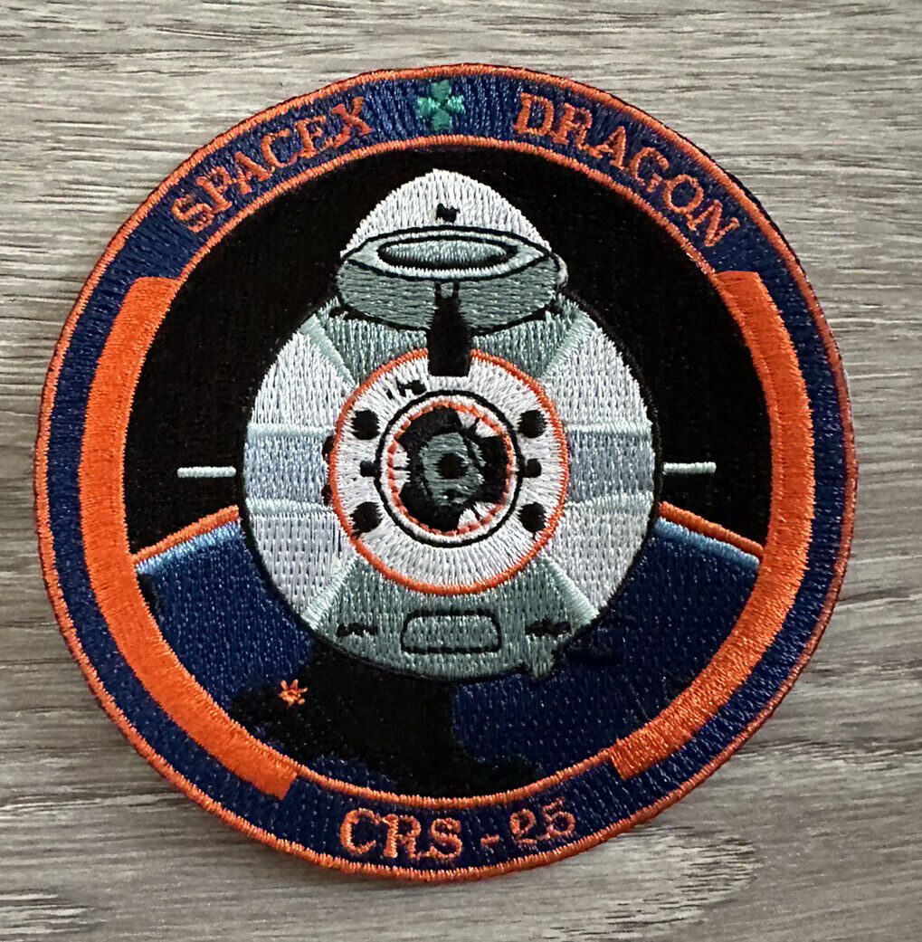 Original SPACEX CRS-25 NASA COMMERCIAL ISS RESUPPLY MISSION PATCH