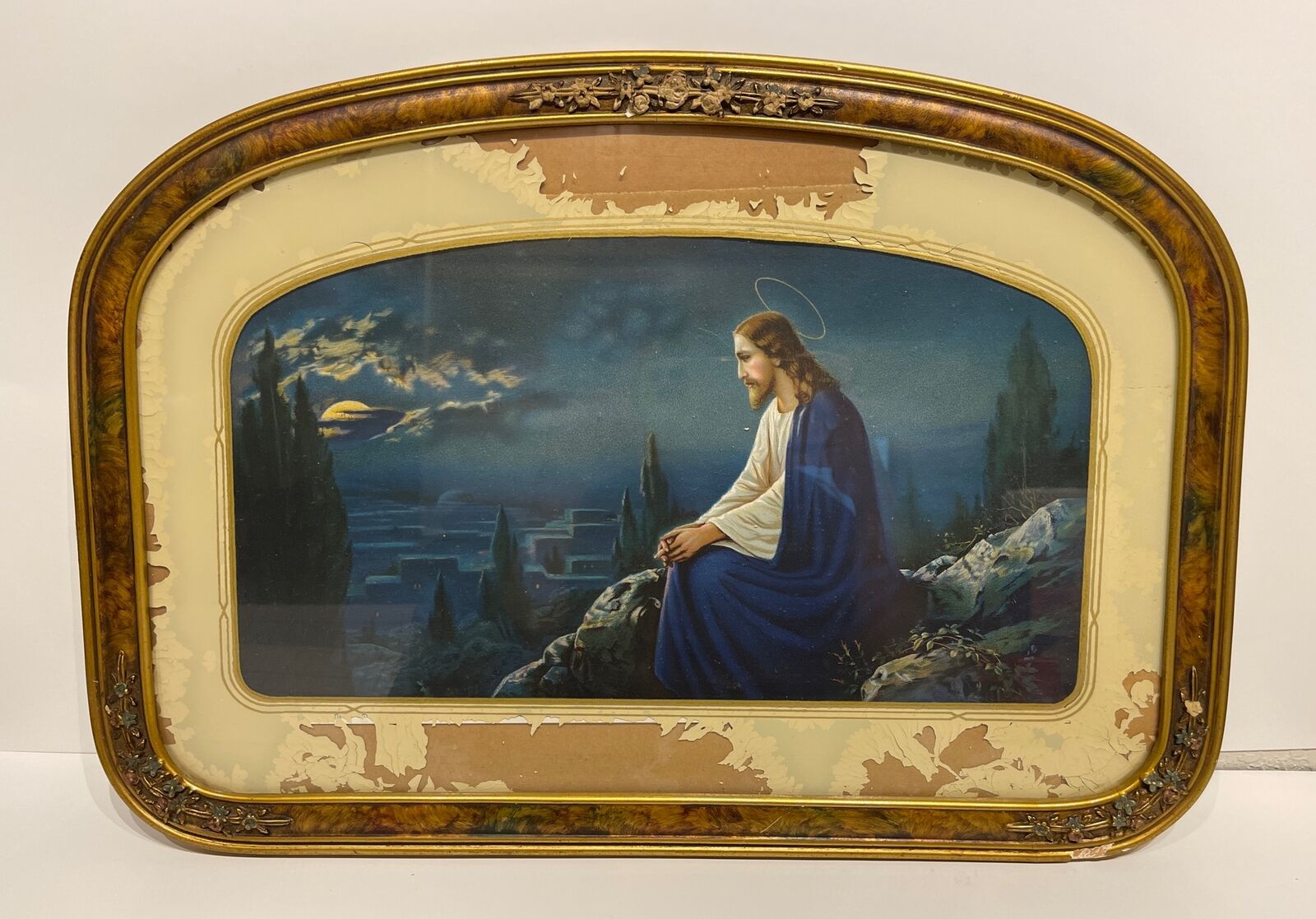 Vintage “Jesus On The Mount of Olives\