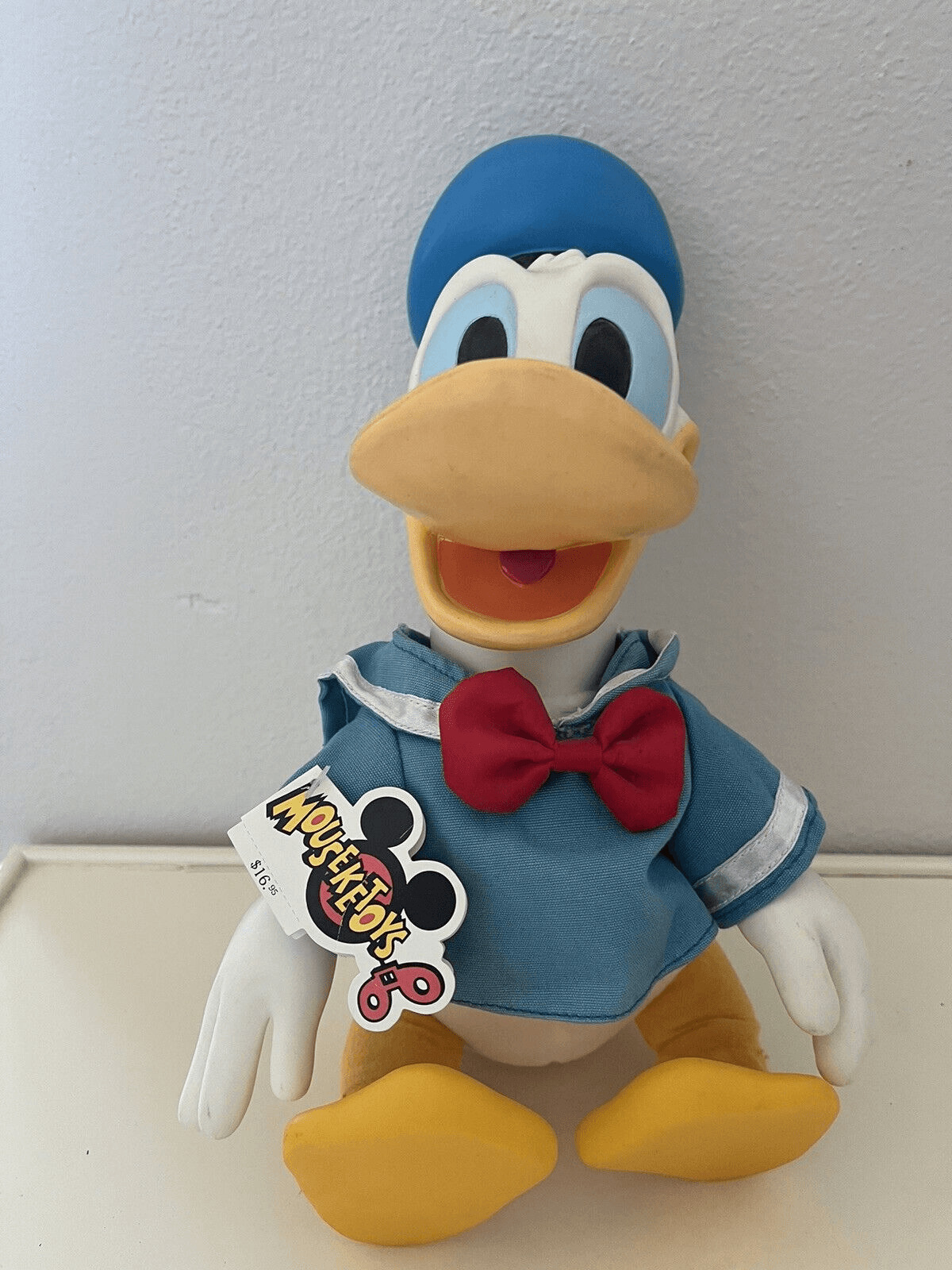 VTG Donald Duck Plush Walt Disney Characters Stuffed Animal USA 15\