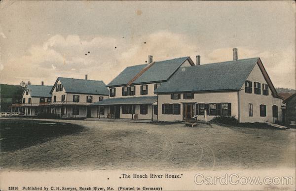 1912 Greenville,ME The Roach River House Piscataquis County Maine C.H. Sawyer