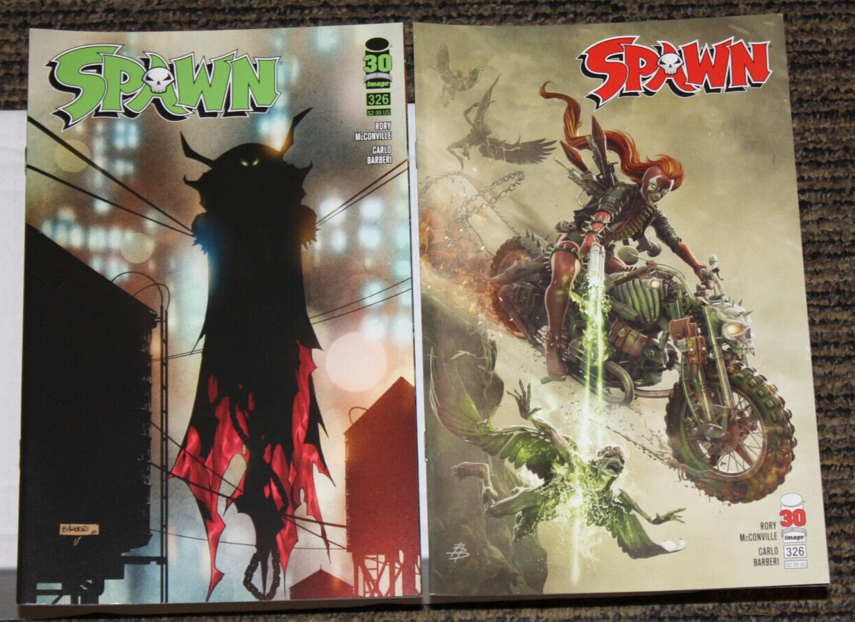 Image Spawn #326 TWO COVER SET - Barends & Barberi - 1sts - McFarlane