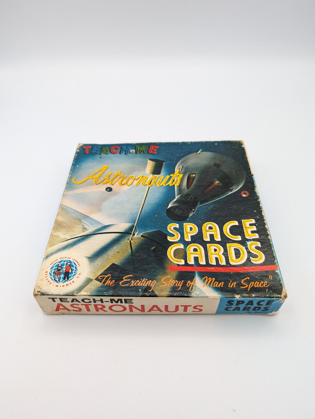 Vintage 1963 Teach Me Astronauts Space Cards By Gelles Widmer Co.