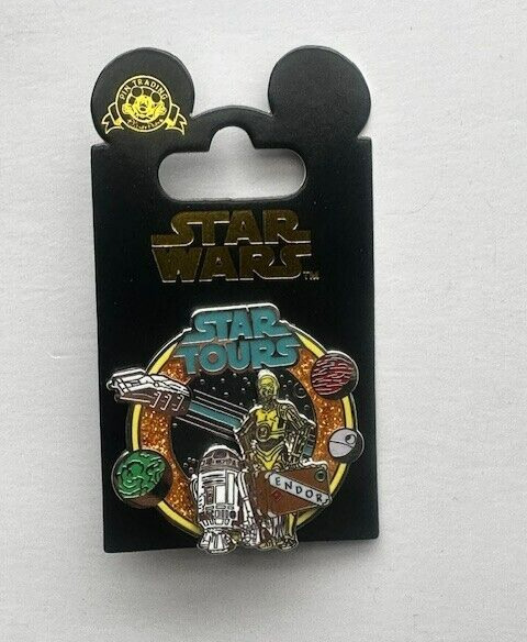 Disney\'s Star Wars Pin C3P-O R2-D2 Star Tours Pin Hollywood Studios DisneyLand