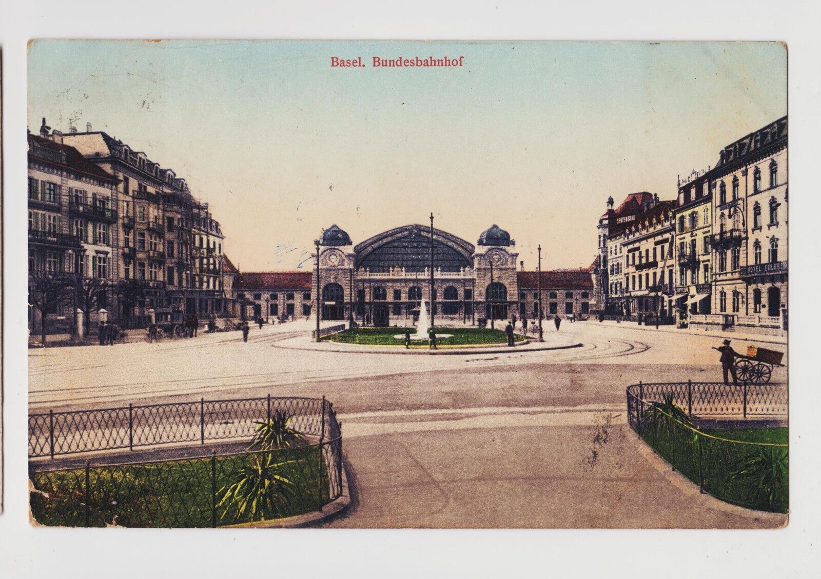 Basel,Switzerland,Bundesbahnhof,Canton Basel-Stadt,Used,Basel,1909