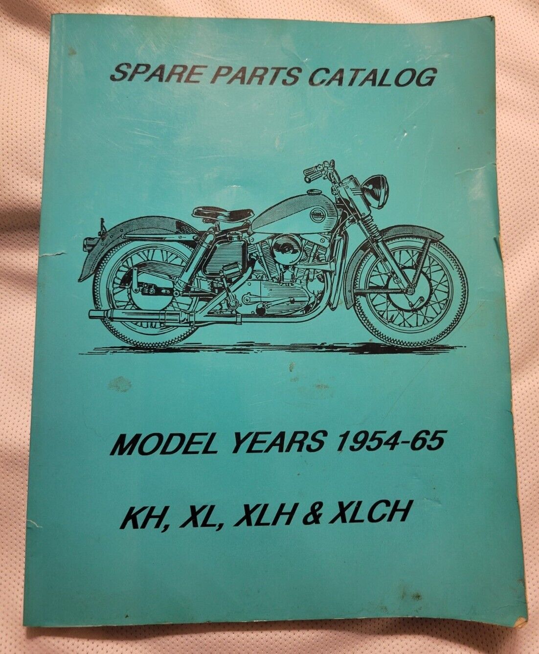 Rare 1954 - 65 Harley Davidson Spare Parts Catalog Book KH XL XLH XLCH Sportster