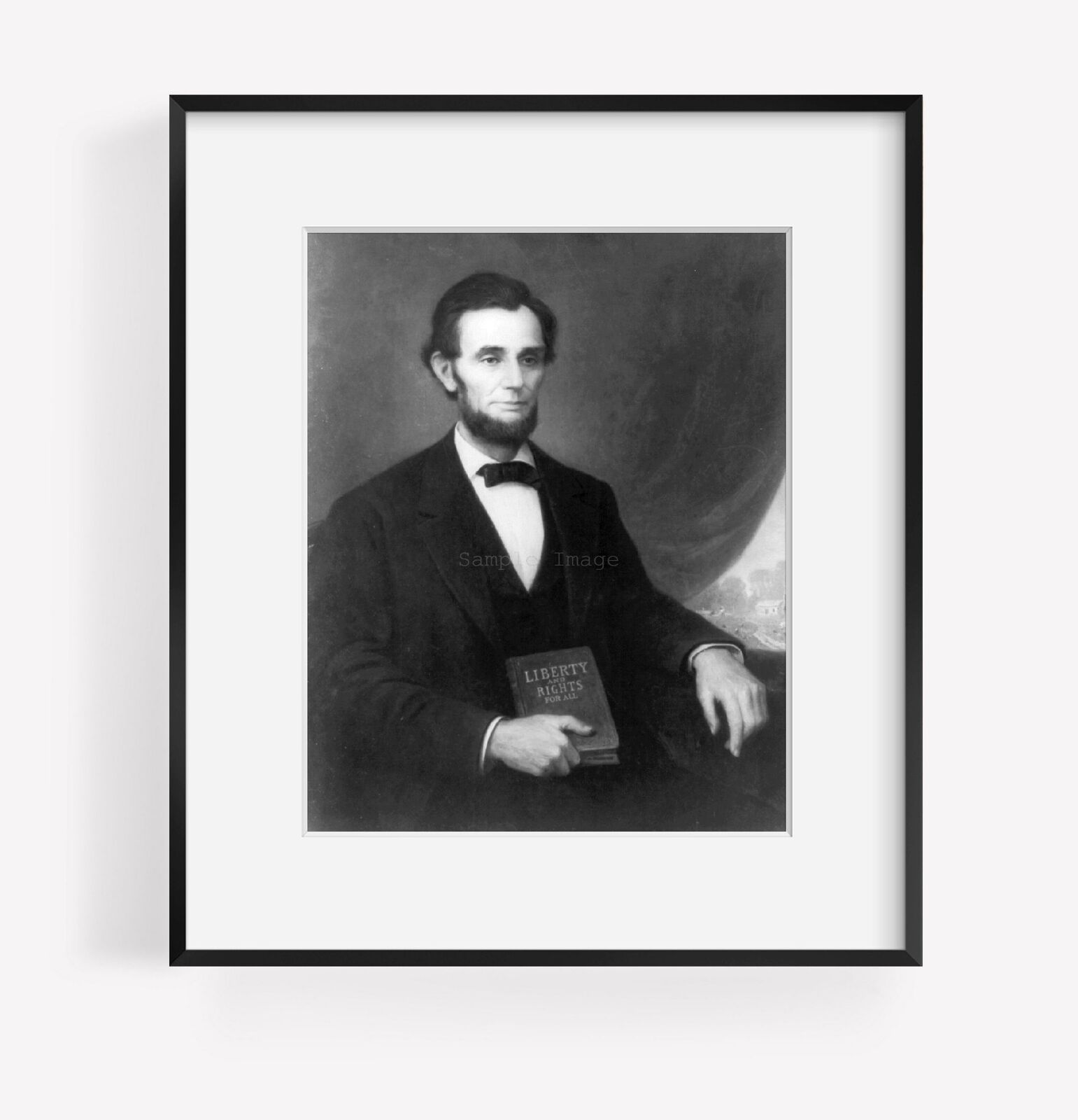 1865 photograph of Abraham Lincoln, Pres. U.S., 1809-1865 Summary: Half lgth., s