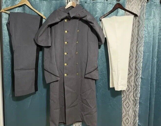 Usma Dress Grey Overcoat Vintage Army