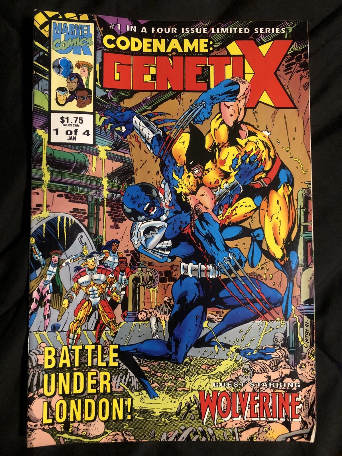 Codename: Genetix #1 1993 Marvel UK Comics Comic Book