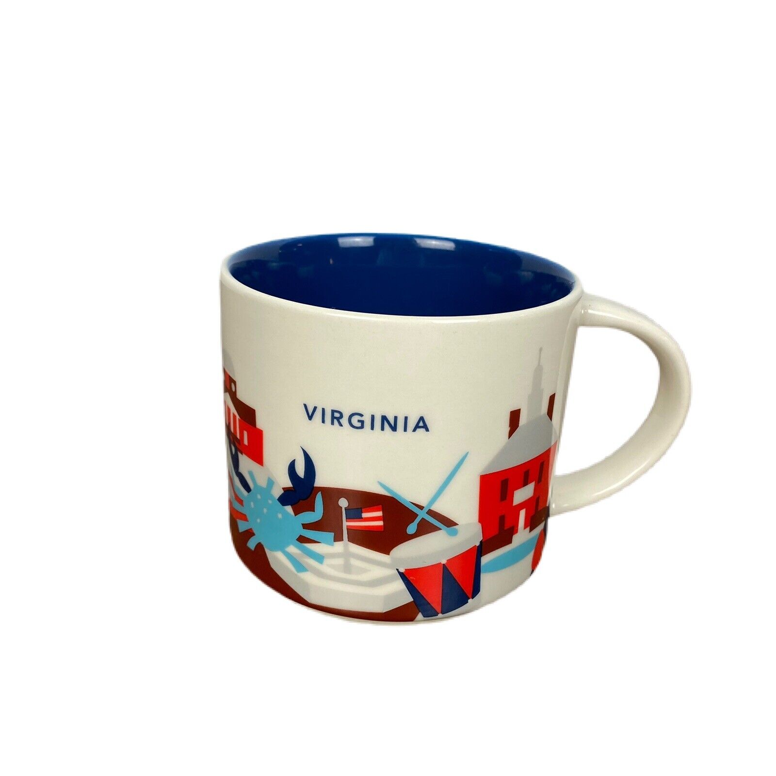 Starbucks 2015 Virginia You Are Here Cup Mug 14 Oz