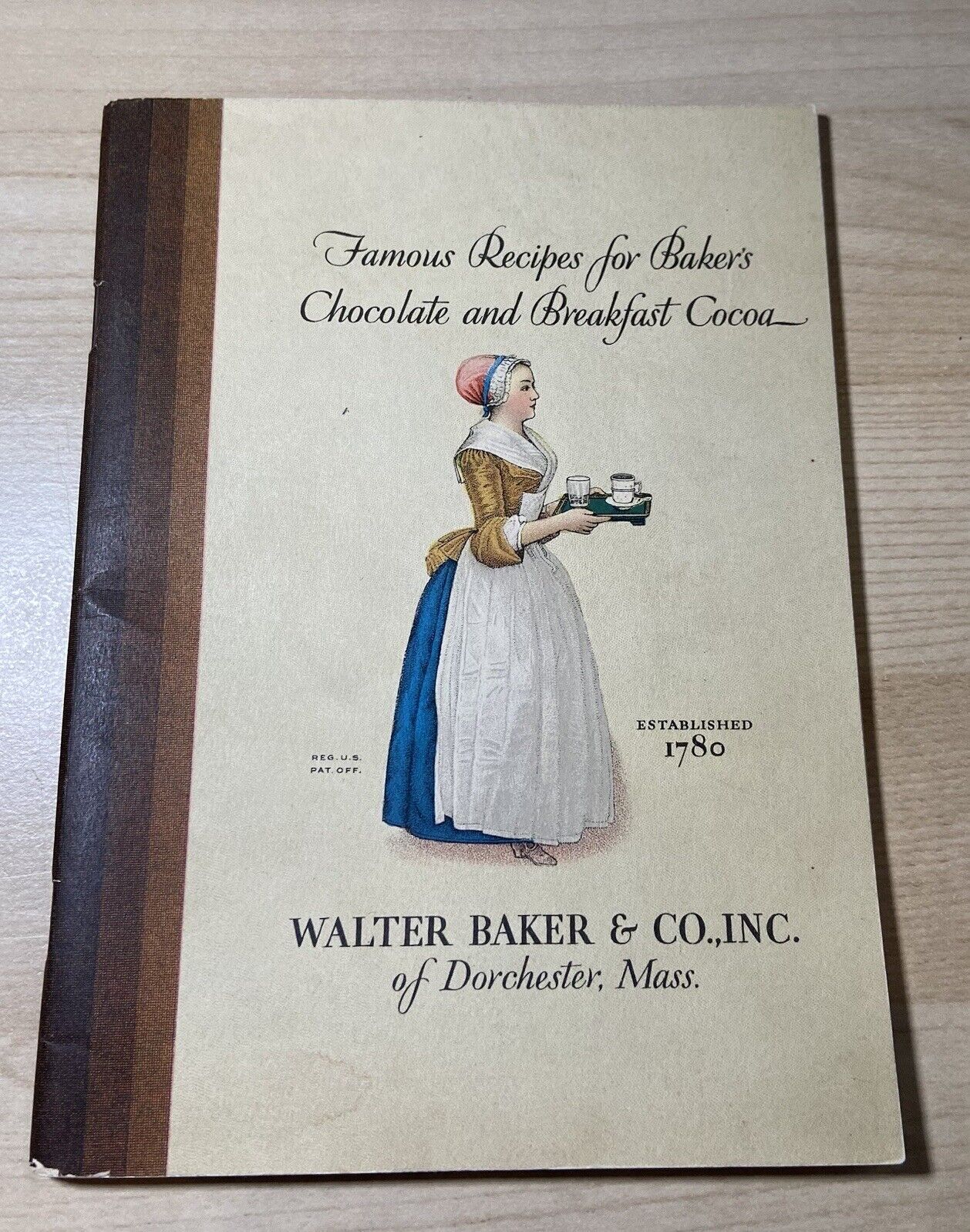 Vintage Walter Baker & Co. Famous Recipes for Bakers Cook Book