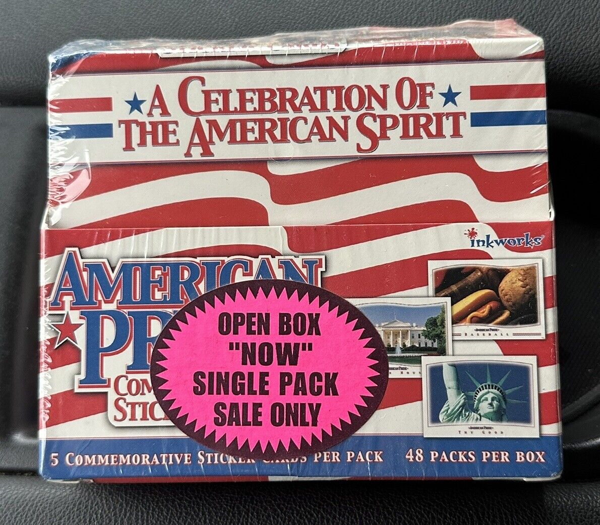 2001 Inkworks American Pride Factory Sealed Box 48 Packs History - TCCCX
