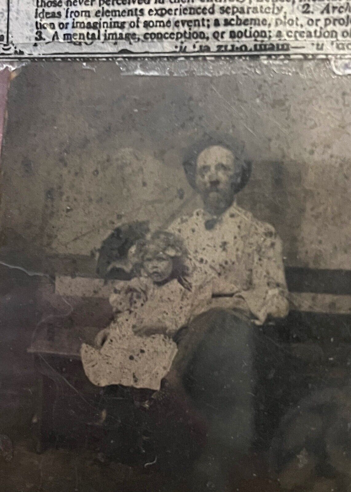 Vintage Creepy Old Photograph Of An Old Woman Holding A Baby