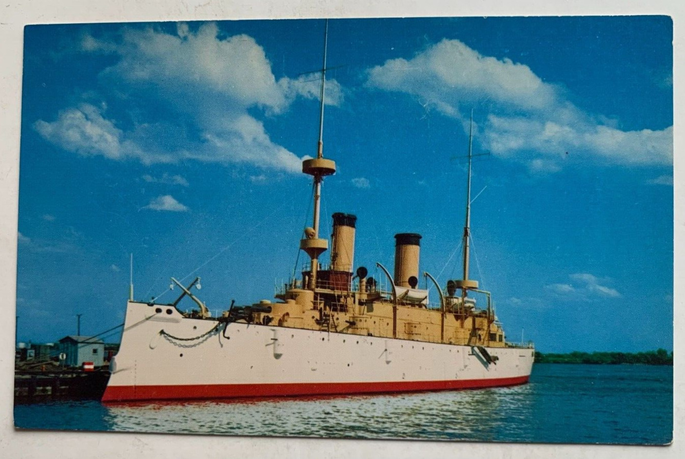 ca 1950s PA Postcard Philadelphia USS Olympia US Navy Flagship Battle Manila Bay