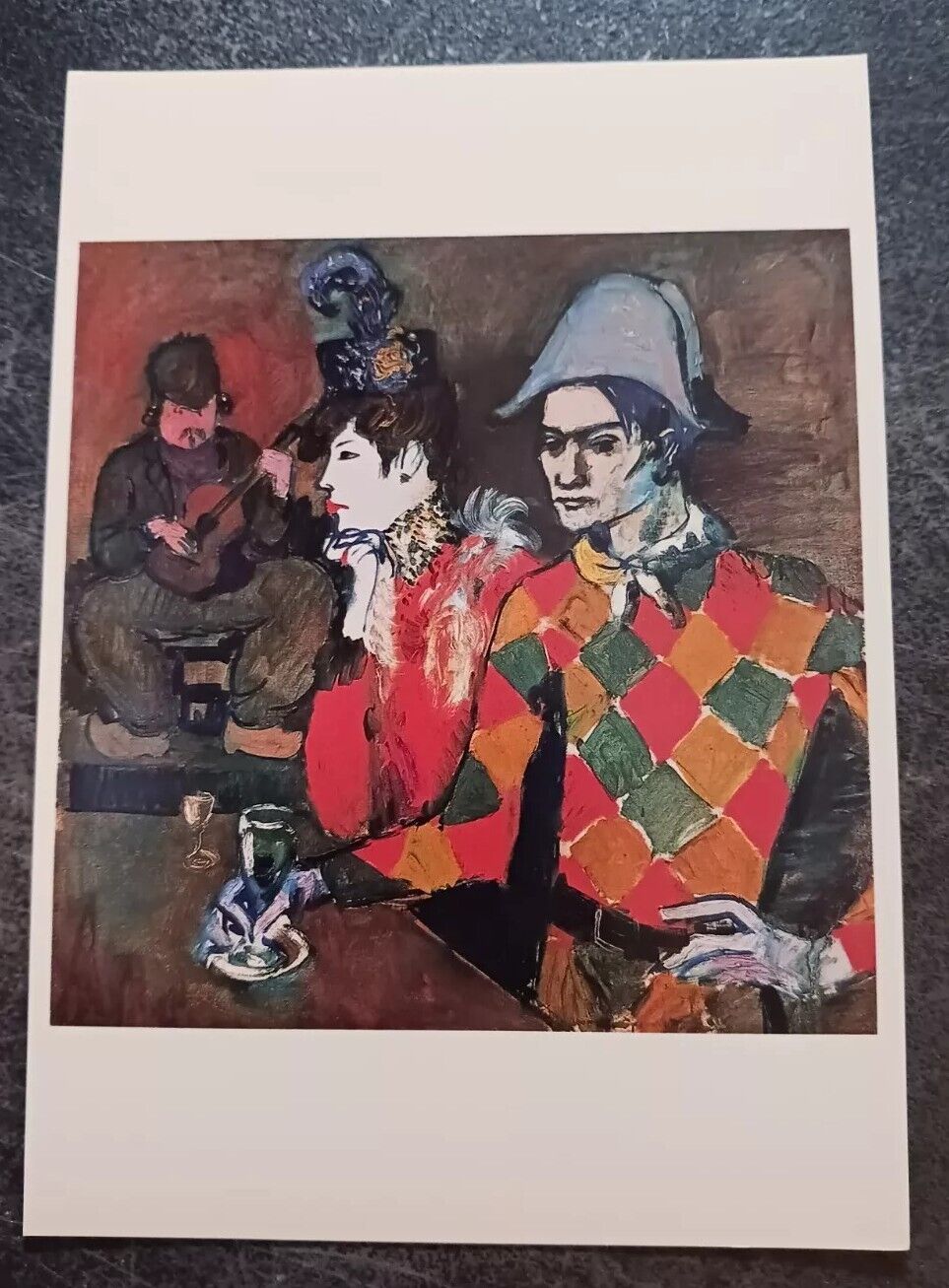 postcard At The Lapin Agile Pablo Picasso art unposted