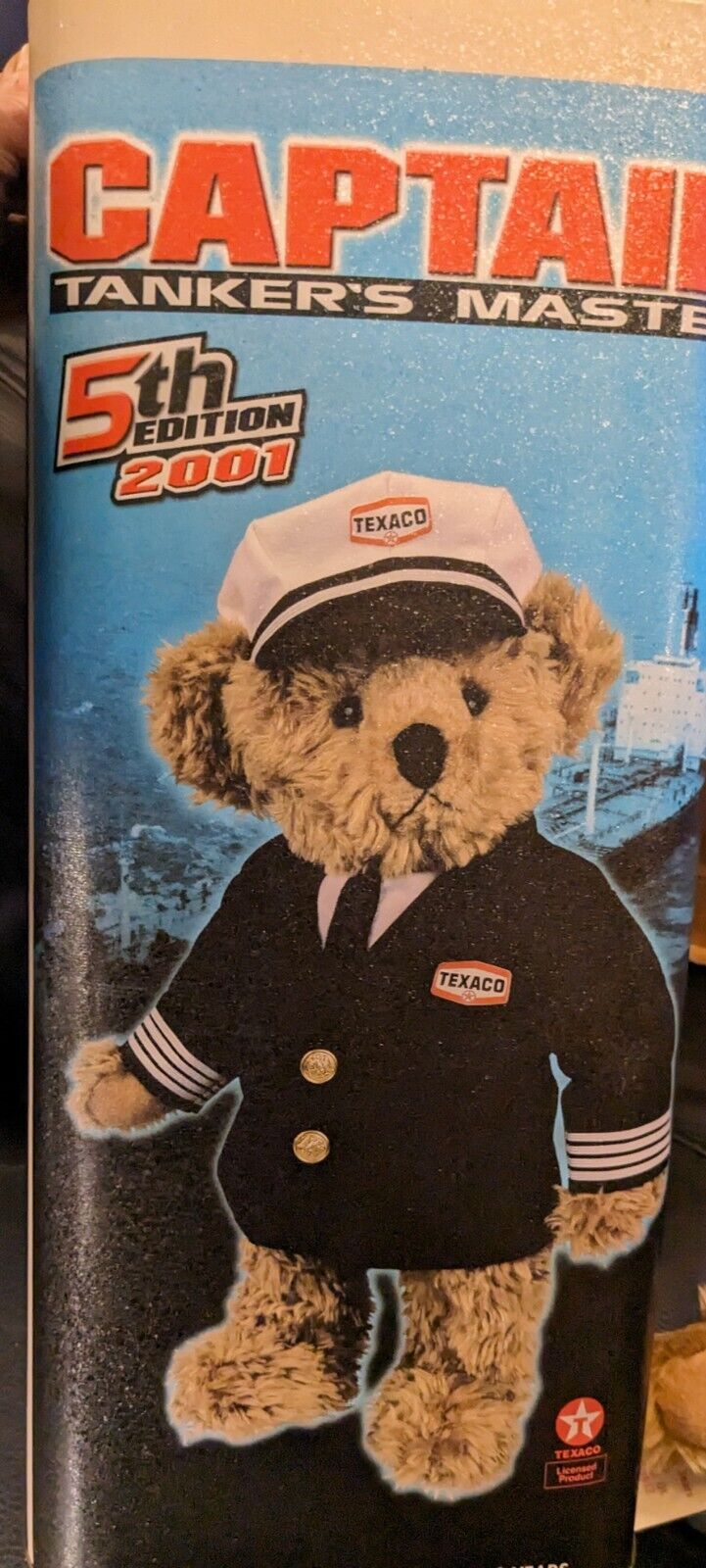 Vintage Texaco Captain Tanker\'s Master Teddy Bear in 17½\