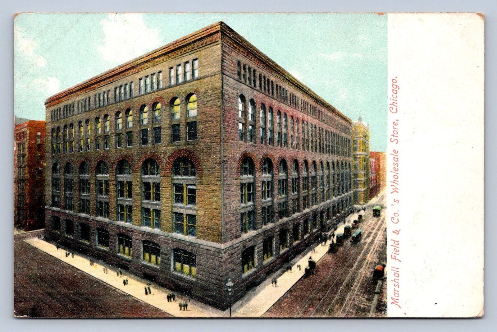 JH3/ Chicago Illinois Postcard c1910 Marshall Field & Co Store Henry Hobson 85